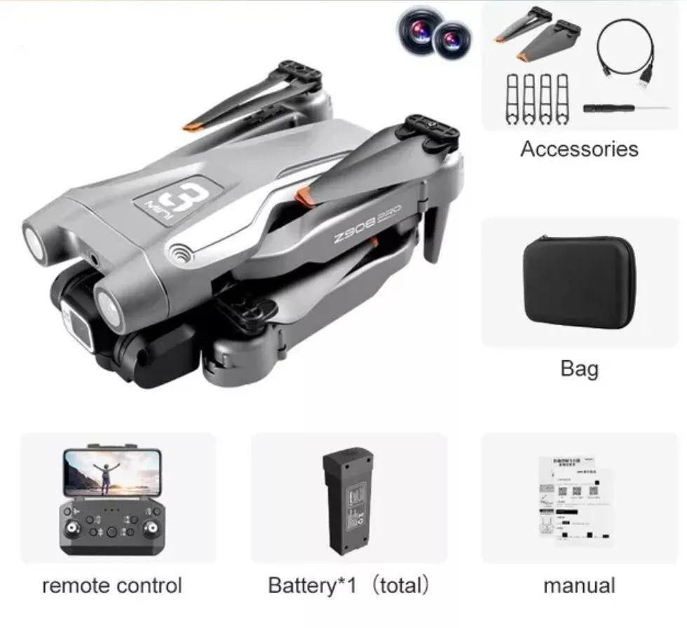 Z908 Pro Drone with 4K Camera & Obstacle Avoidance – Ksh 17,999 - Image 2